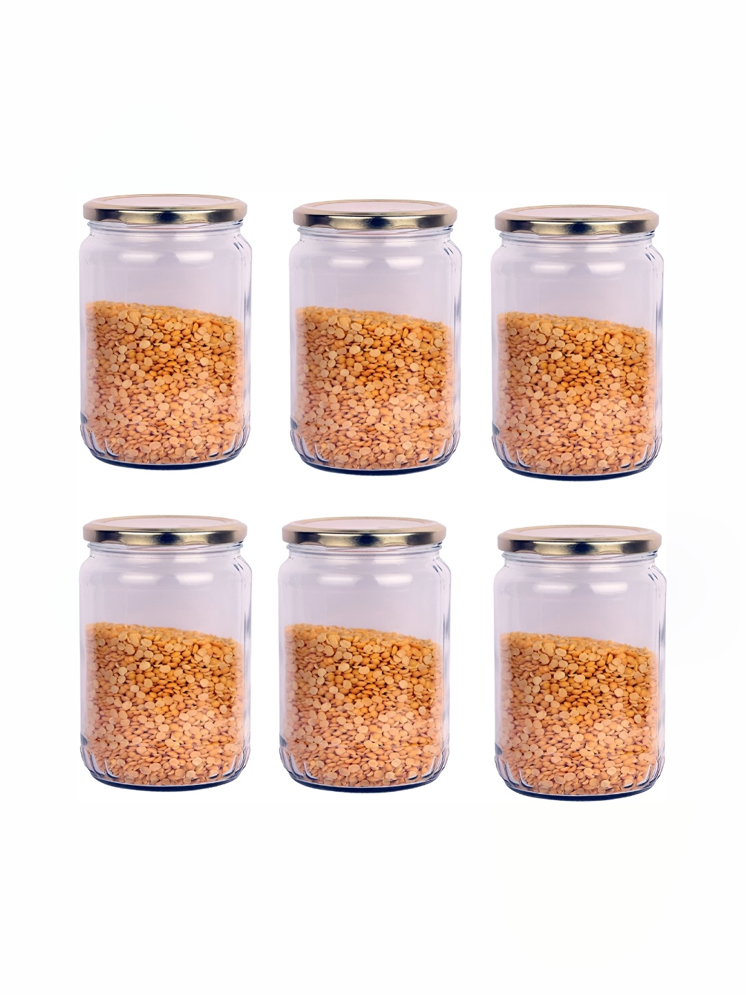 

Afast Transparent 6 Pieces Glass Dishwasher Safe Food Containers 1 L
