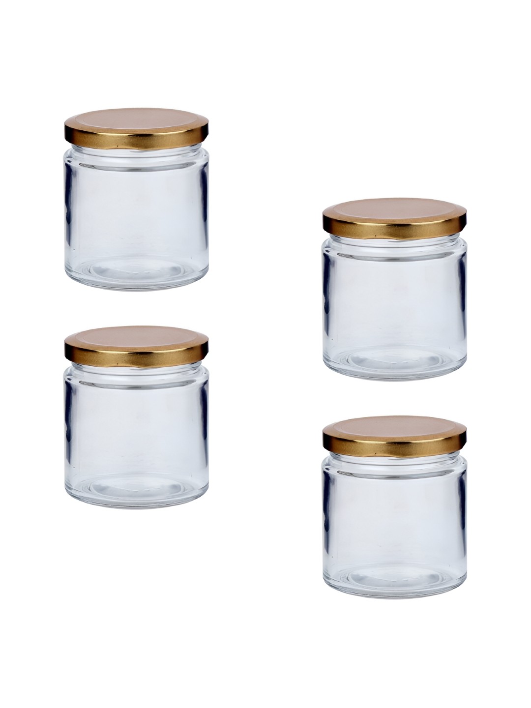 

Afast Transparent 4 Pieces Glass Dishwasher Safe Food Containers 100 ml
