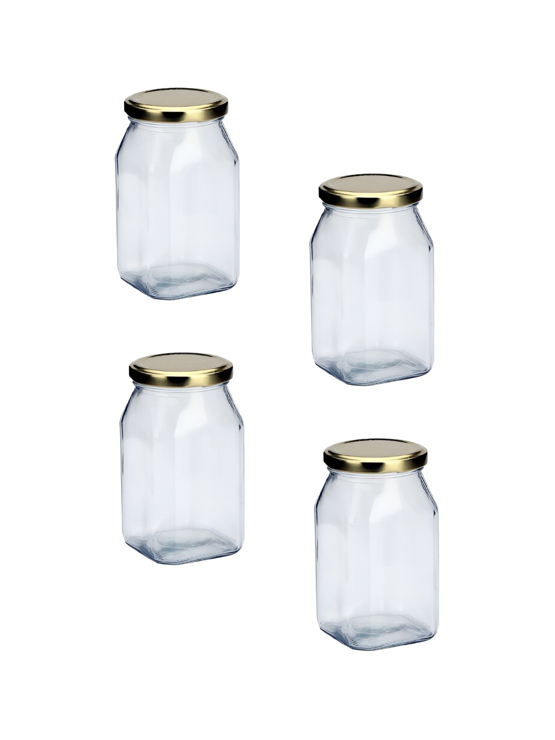 

Afast Transparent 4 Pieces Glass Dishwasher Safe Food Containers 200 ml Each