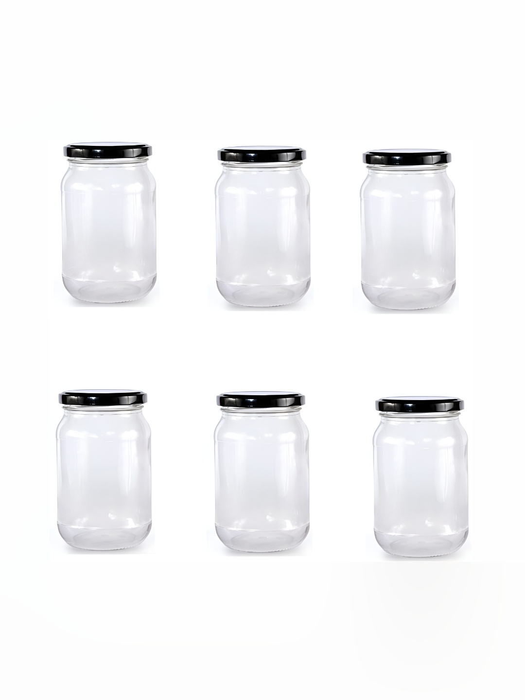 

Afast Transparent 6 Pieces Glass Dishwasher Safe Food Container 500ml
