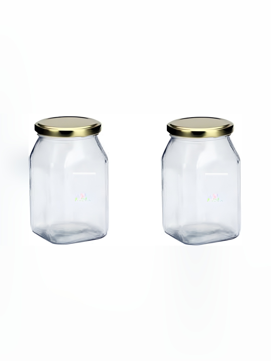 

Afast Transparent 2 Pieces Glass Dishwasher Safe Food Containers 400 ml