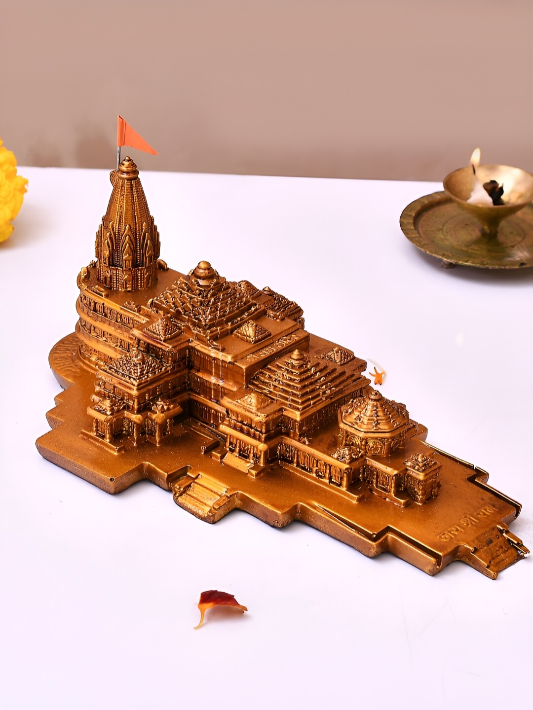 

CraftVatika Brown Ram Mandir Ayodhya Showpiece