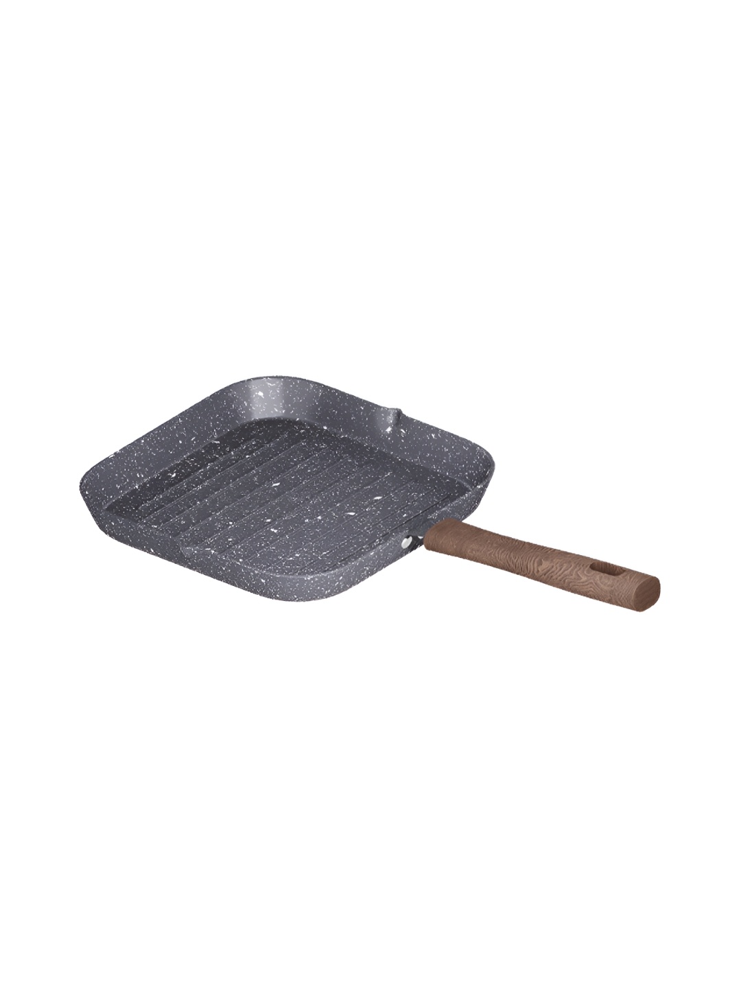 

Lifelong Grey & Coffee Brown Aluminium Grill Pan