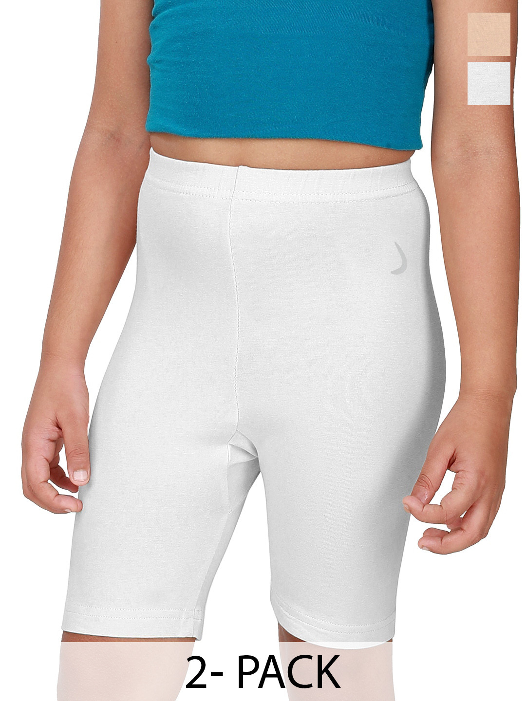 

BAESD Girls Pack Of 2 Cotton Tights, Beige