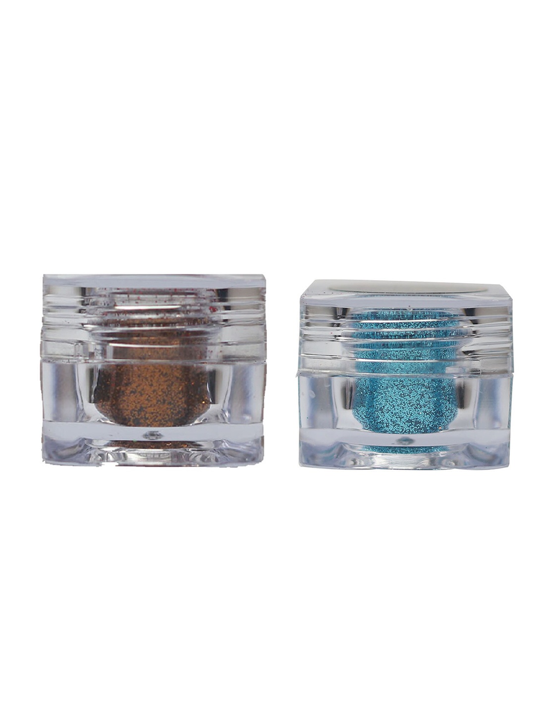 

Veoni BELLE Set of 2 HD Holographic Glitter Long Lasting Eyeshadow - 5 g each, Copper