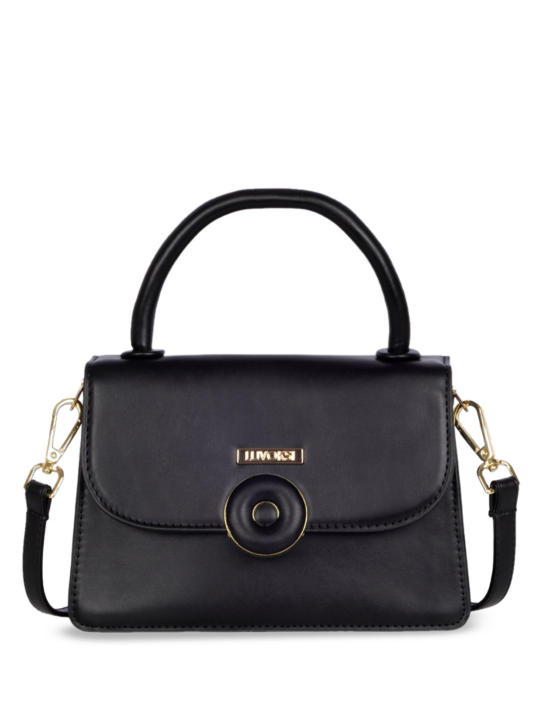 

Luvoksi Structured Handheld Bag, Black