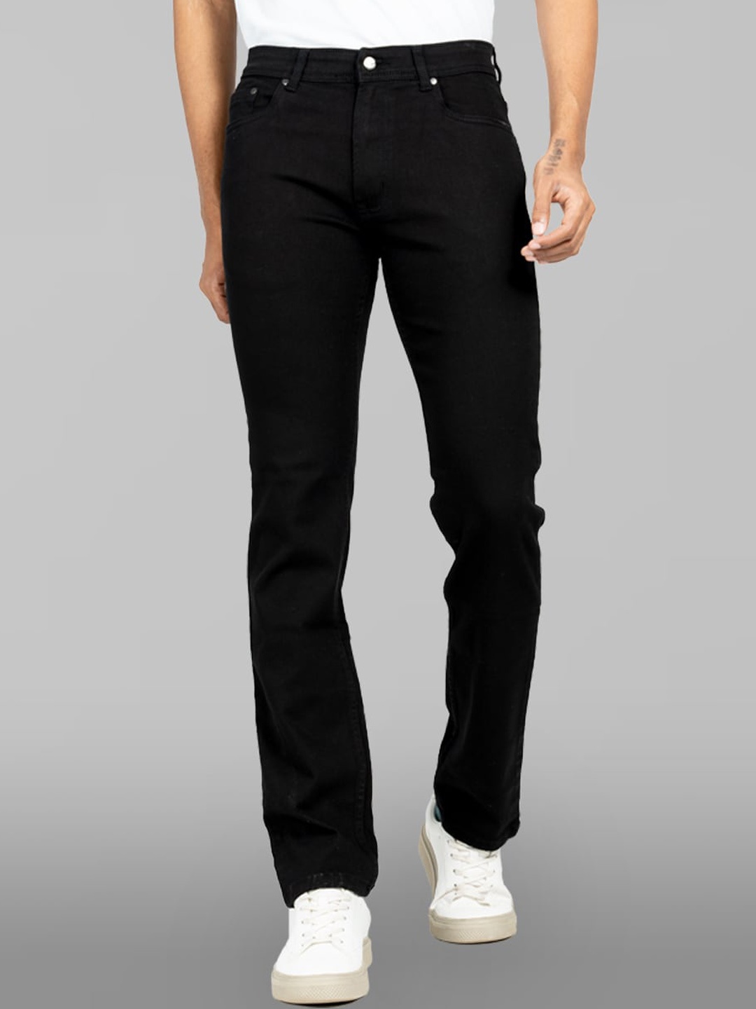 

The Pant Project Men Tailored Slim Fit Wrinkle Free Trousers, Black