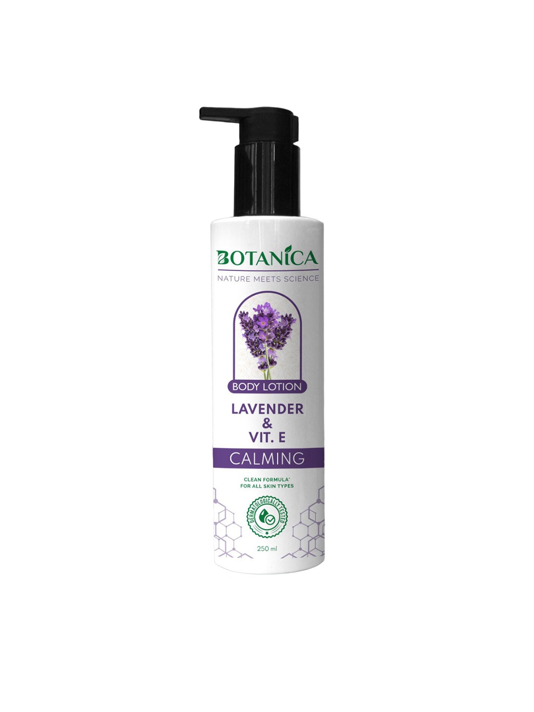 

Jaquline USA Botanica Vitamin E Lavender Body Lotion - 250ml, White