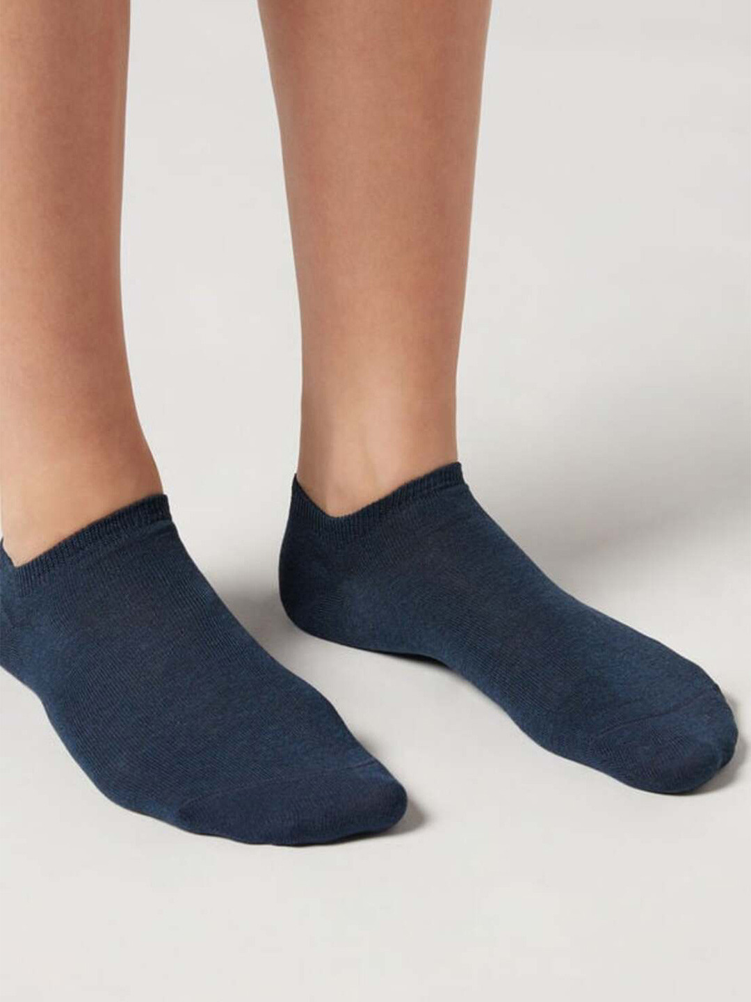 

BAESD Unisex Pack Of 5 Ankle-Length Socks, Navy blue
