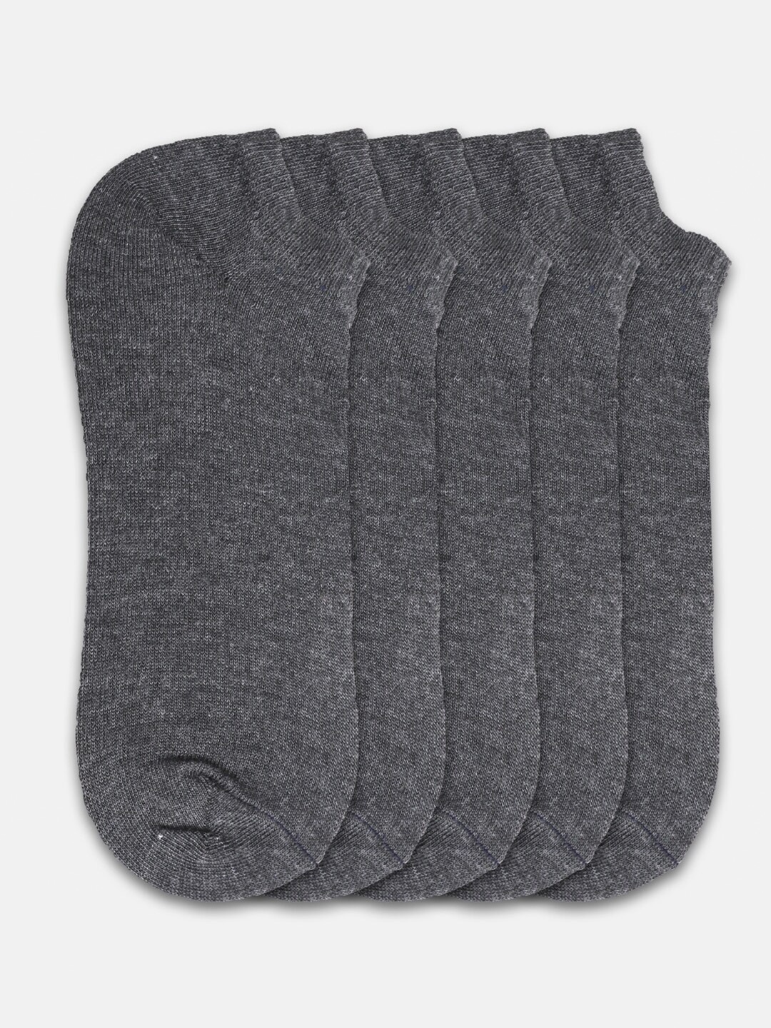 

BAESD Pack Of 5 Ankle-Length Socks, Charcoal