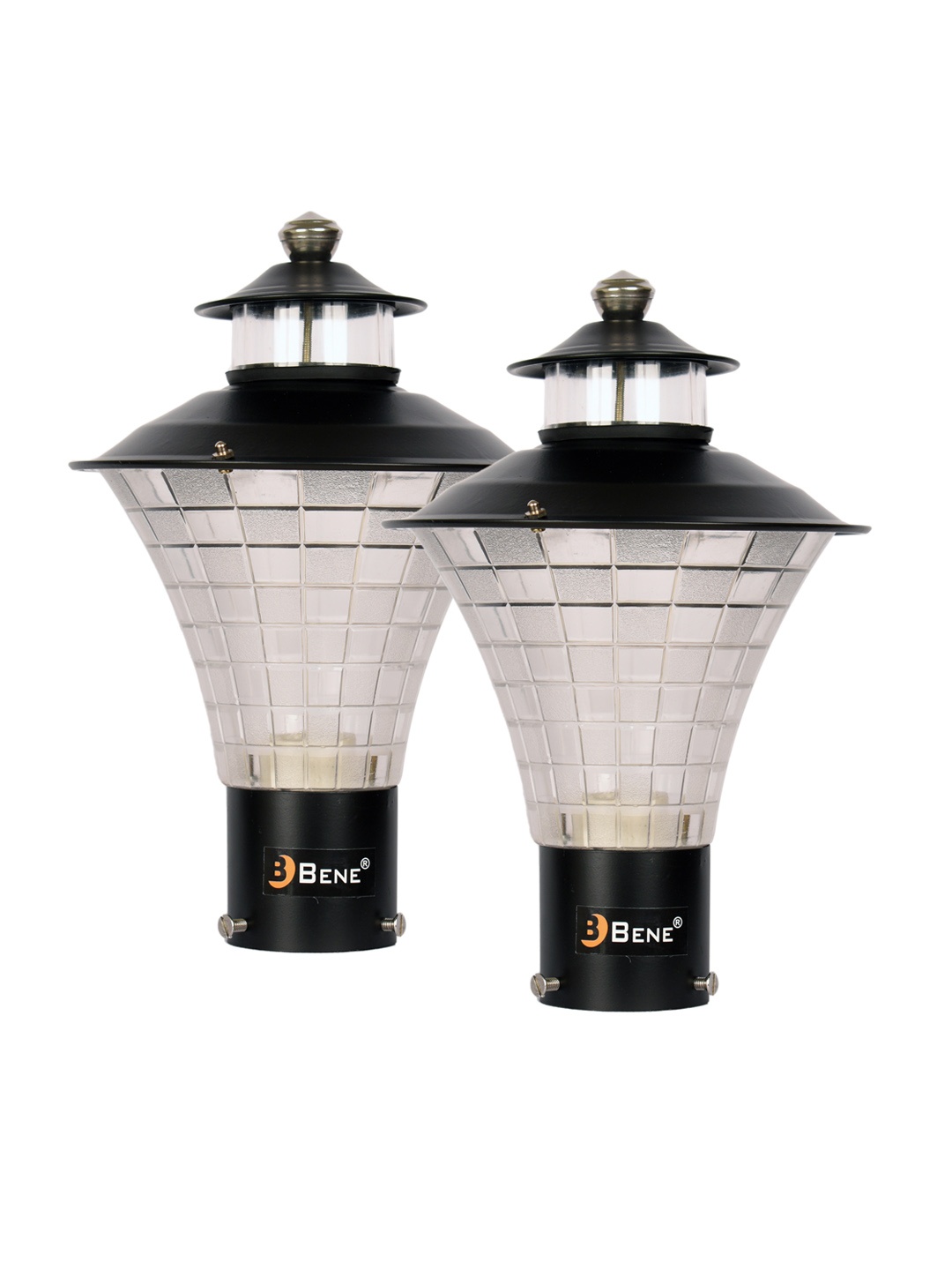 

BENE Black & White 2 Pieces Waterproof Outdoor Lamps