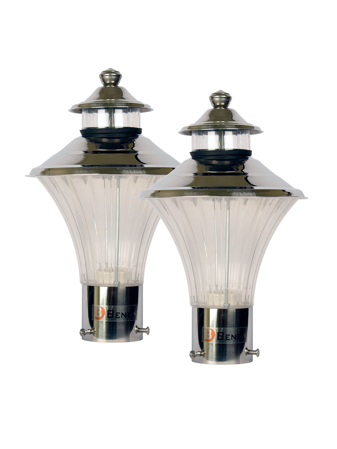 

BENE Steel Coloured & White 2 Pieces Waterproof Outdoor Lamps