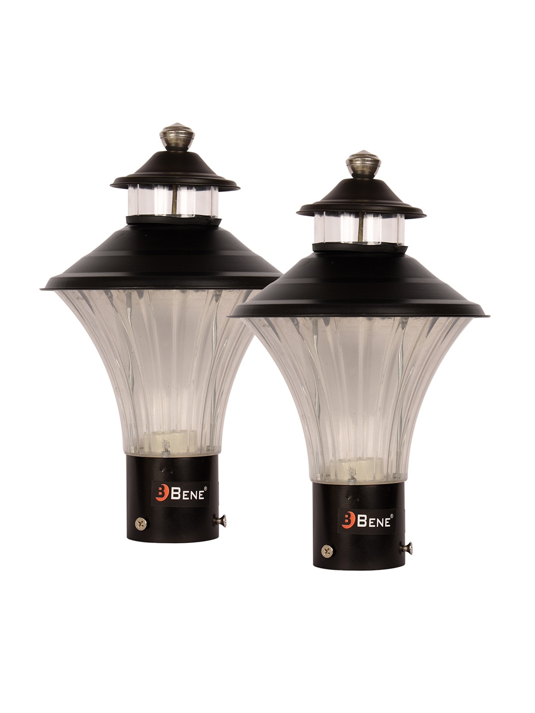 

BENE Derby Black 2 Pieces Waterproof Garden Outdoor Lamps