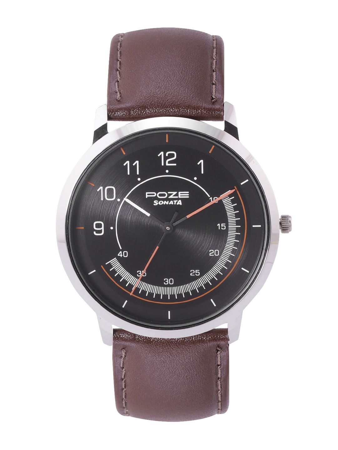 

Sonata Poze Men Analogue Watch SP70006SL02, Black