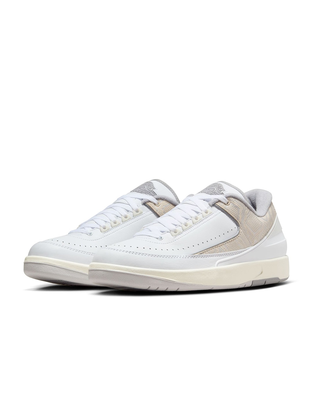 

Nike Men Air Jordan 2 Retro Low Sneakers, White