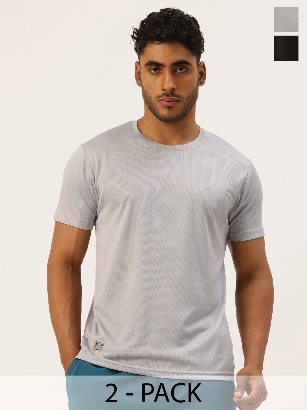 

Sports52 wear Pack Of 2 Sports T-shirt, Grey