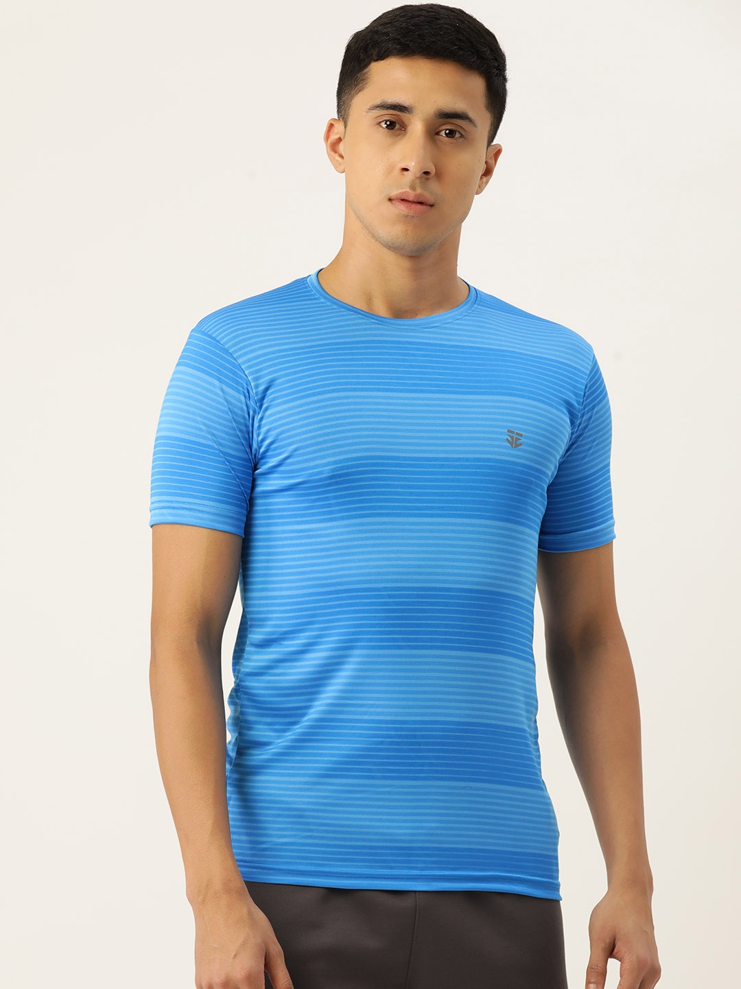 

Sports52 wear Striped Dri-FIT Training T-shirt, Blue