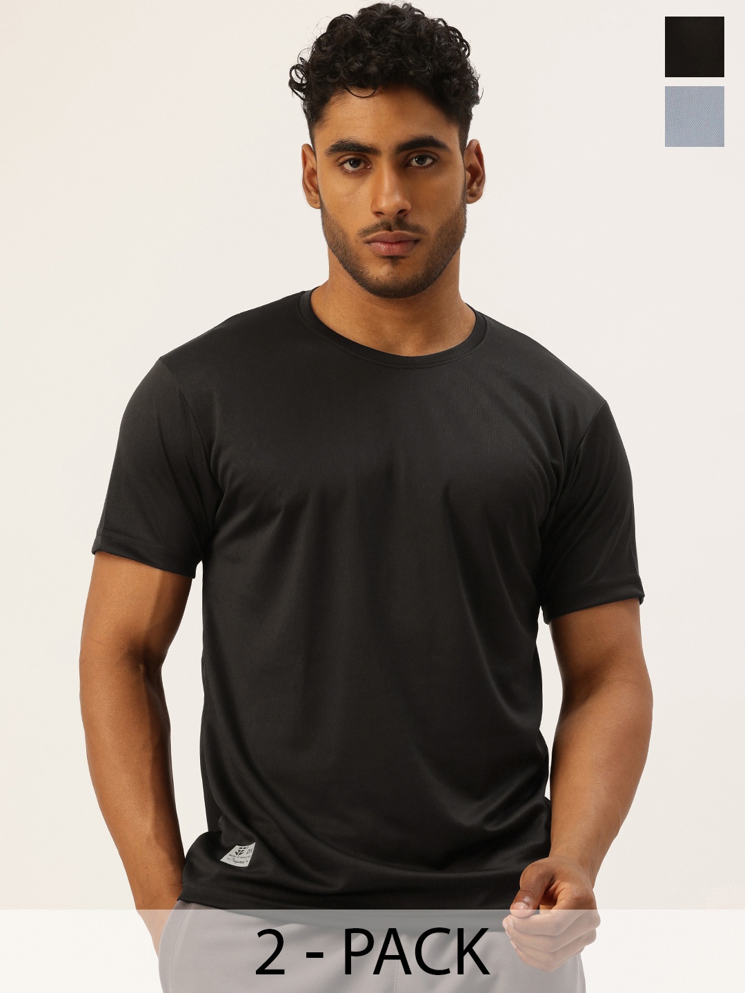 

Sports52 wear Pack of 2 Training or Gym T-shirt, Black