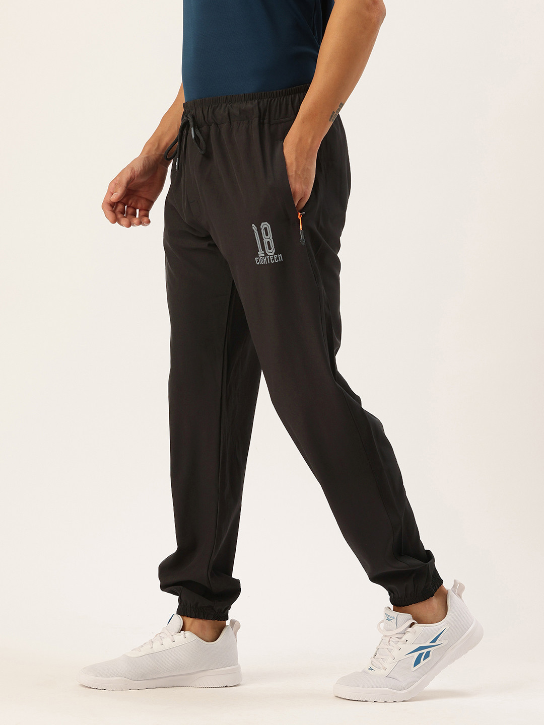 

Sports52 wear Men Comfort Fit Dry Fit Training Joggers, Black