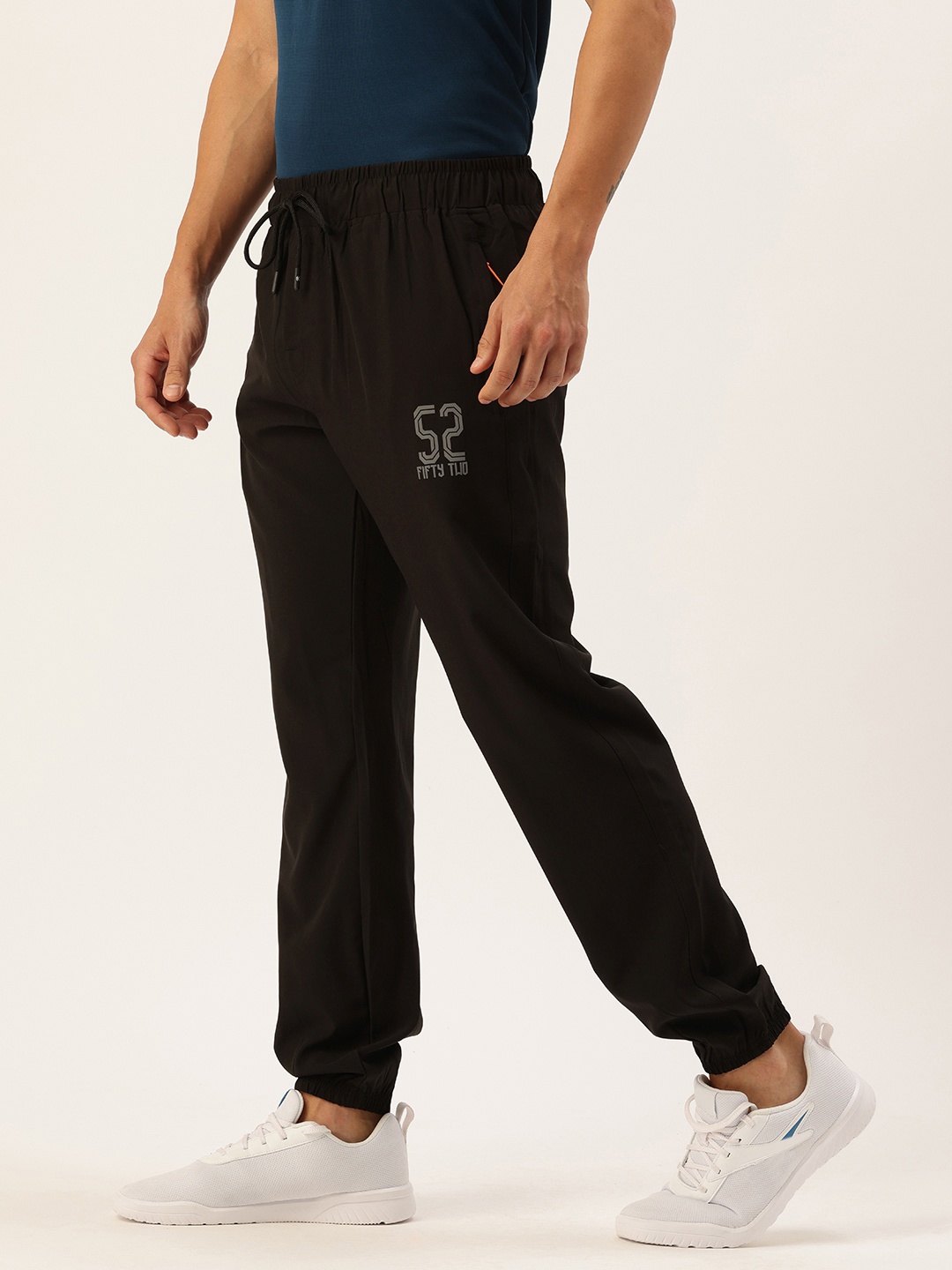 

Sports52 wear Men Comfort Fit Dry Fit Training Joggers, Black