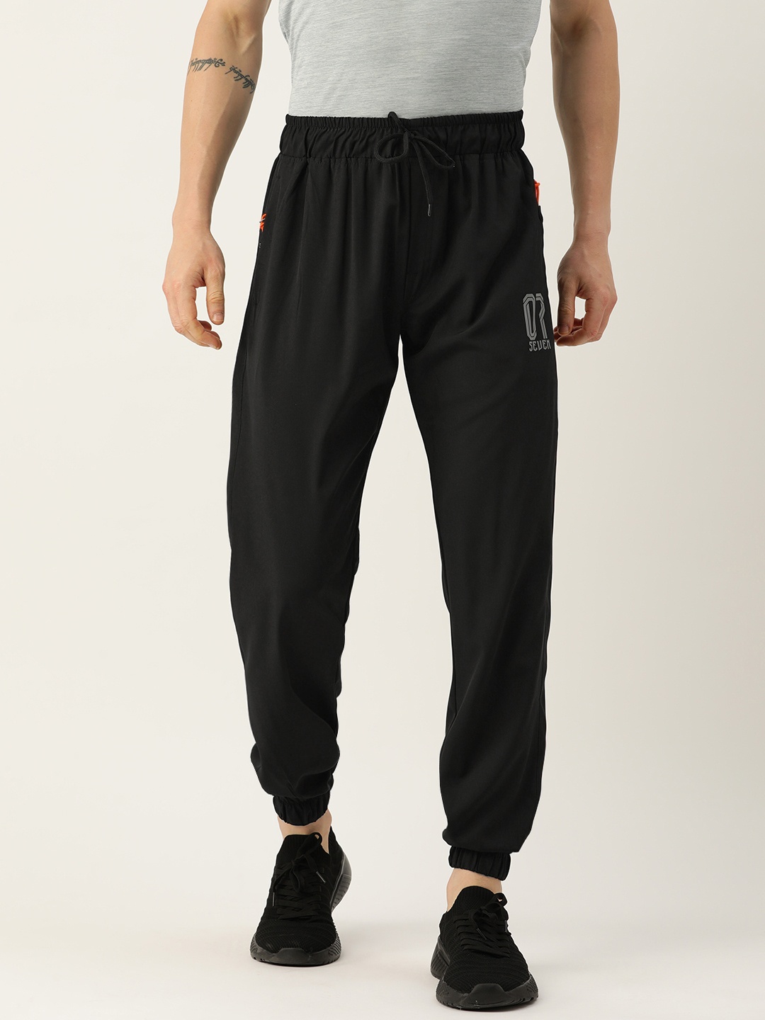 

Sports52 wear Men Dry Fit Regular Training Track Pants, Black