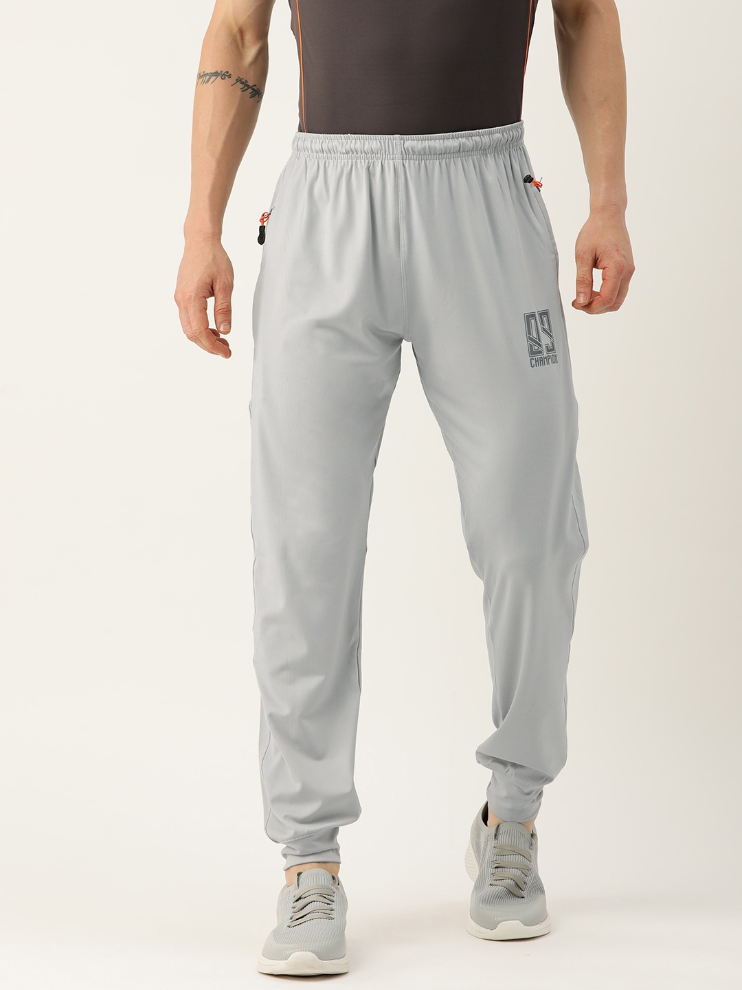 

Sports52 wear Men Regular Fit Mid Rise Dry Fit Joggers, Grey