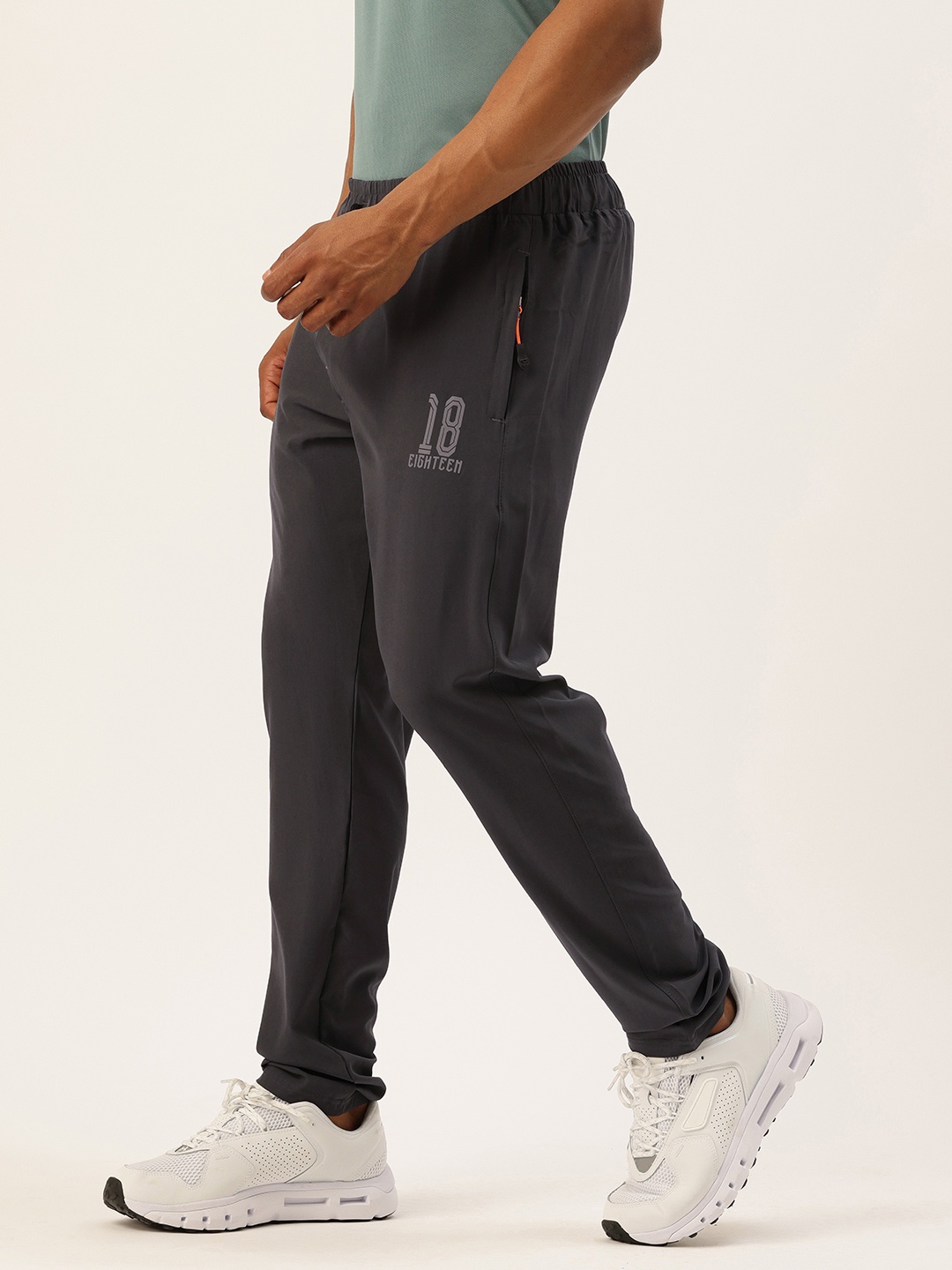 

Sports52 wear Men Comfort Fit Dry Fit Training Track Pant, Grey