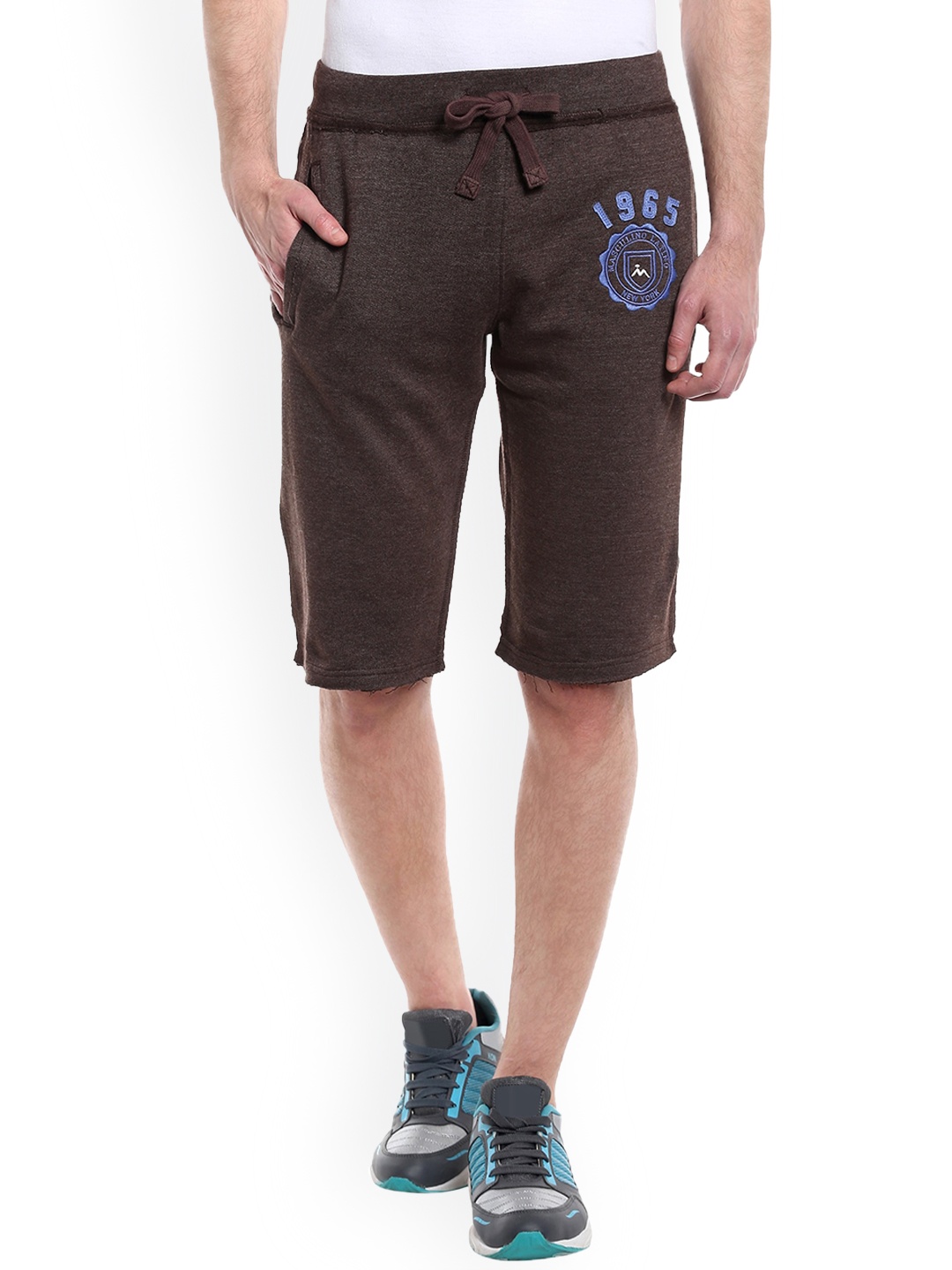 

Masculino Latino Men Rapid-Dry Cotton Shorts, Brown