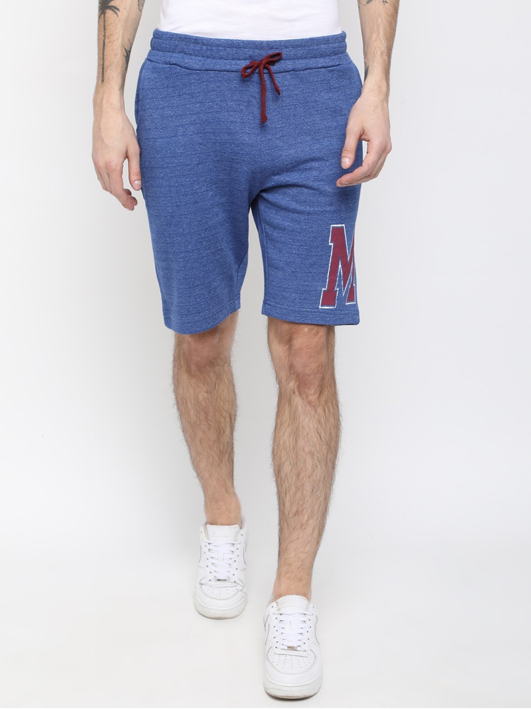 

Masculino Latino Men Rapid-Dry Cotton Shorts, Blue