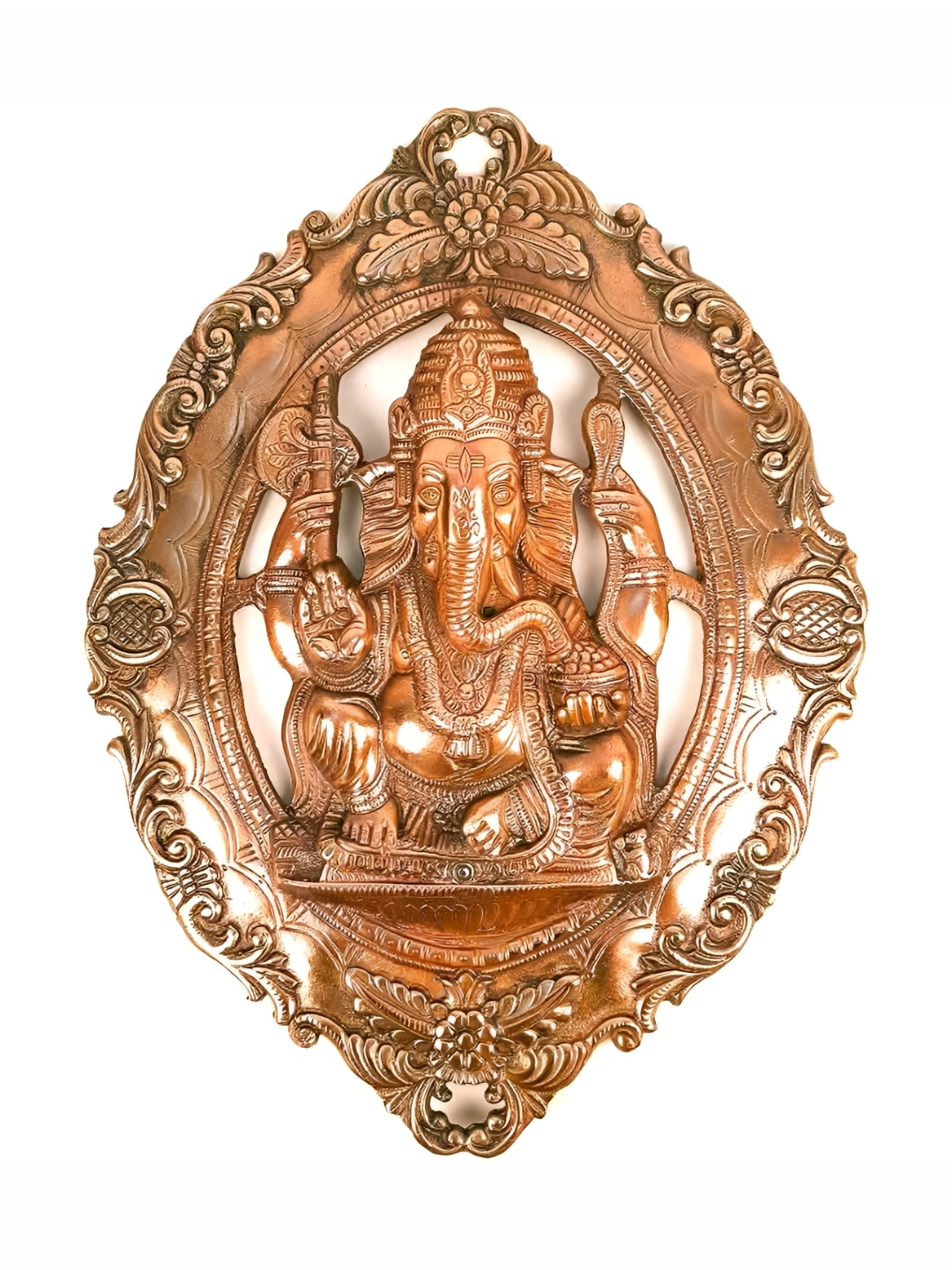 

apka mart Copper Toned Lord Ganesh Wall Hanging Decor