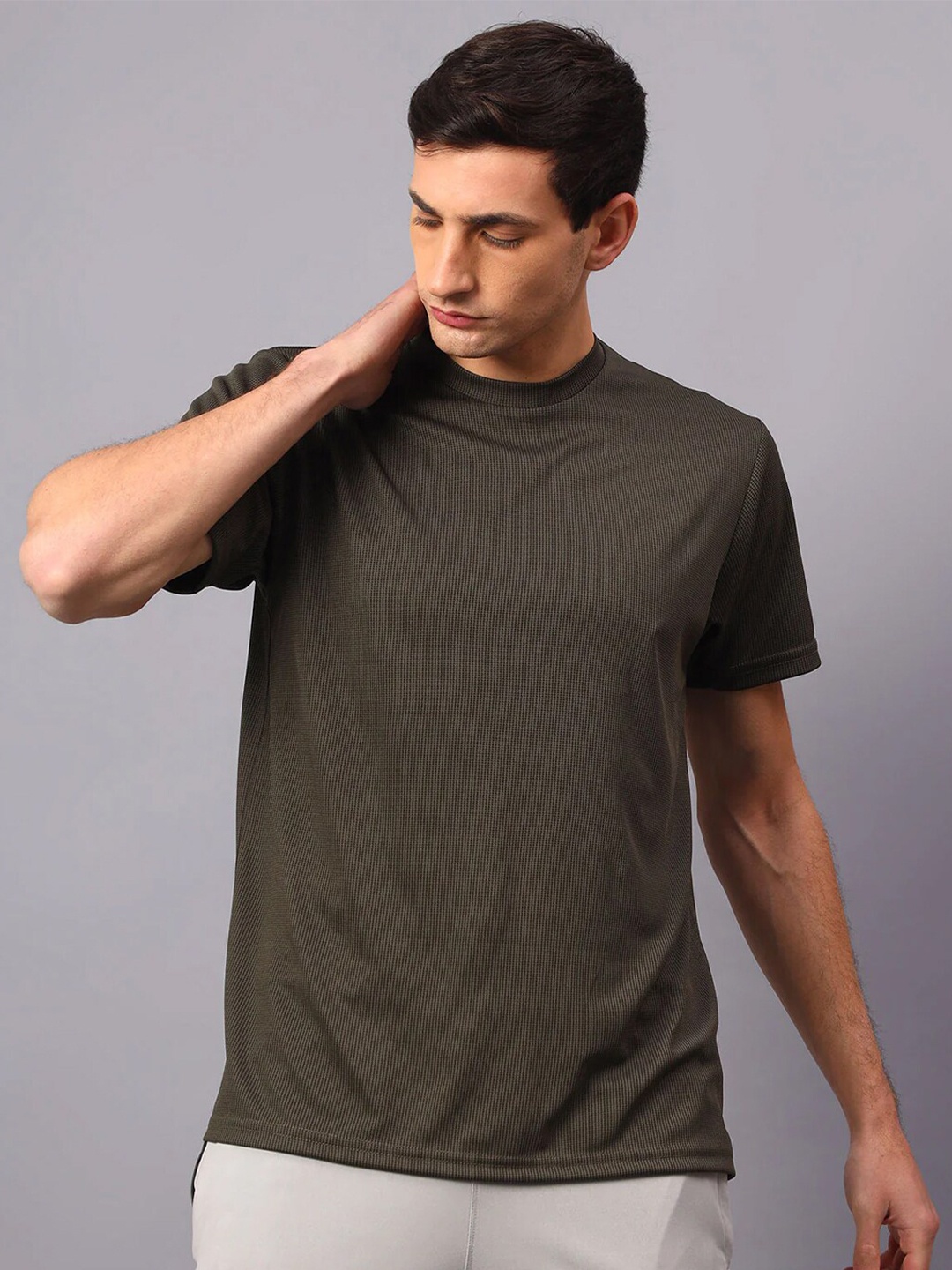 

SUMISO Self Design Rapid-Dry Sports T-shirt, Green