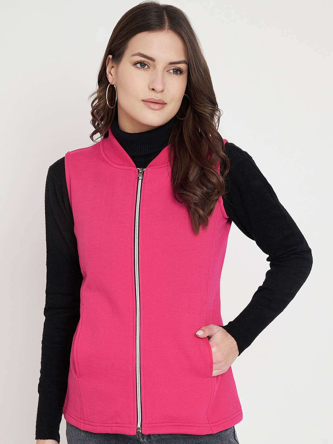 

BRINNS Fleece Tailored Jacket, Magenta