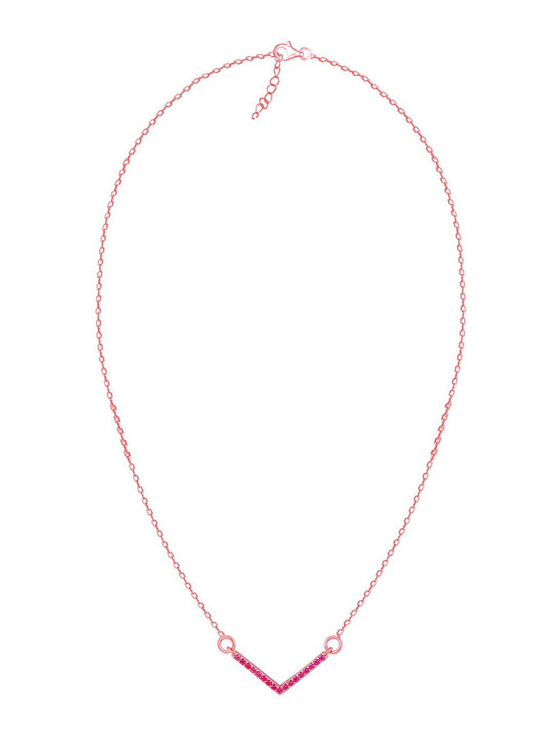 

GIVA 925 Sterling Silver Rose Gold-Plated Contemporary Pendants with Chains