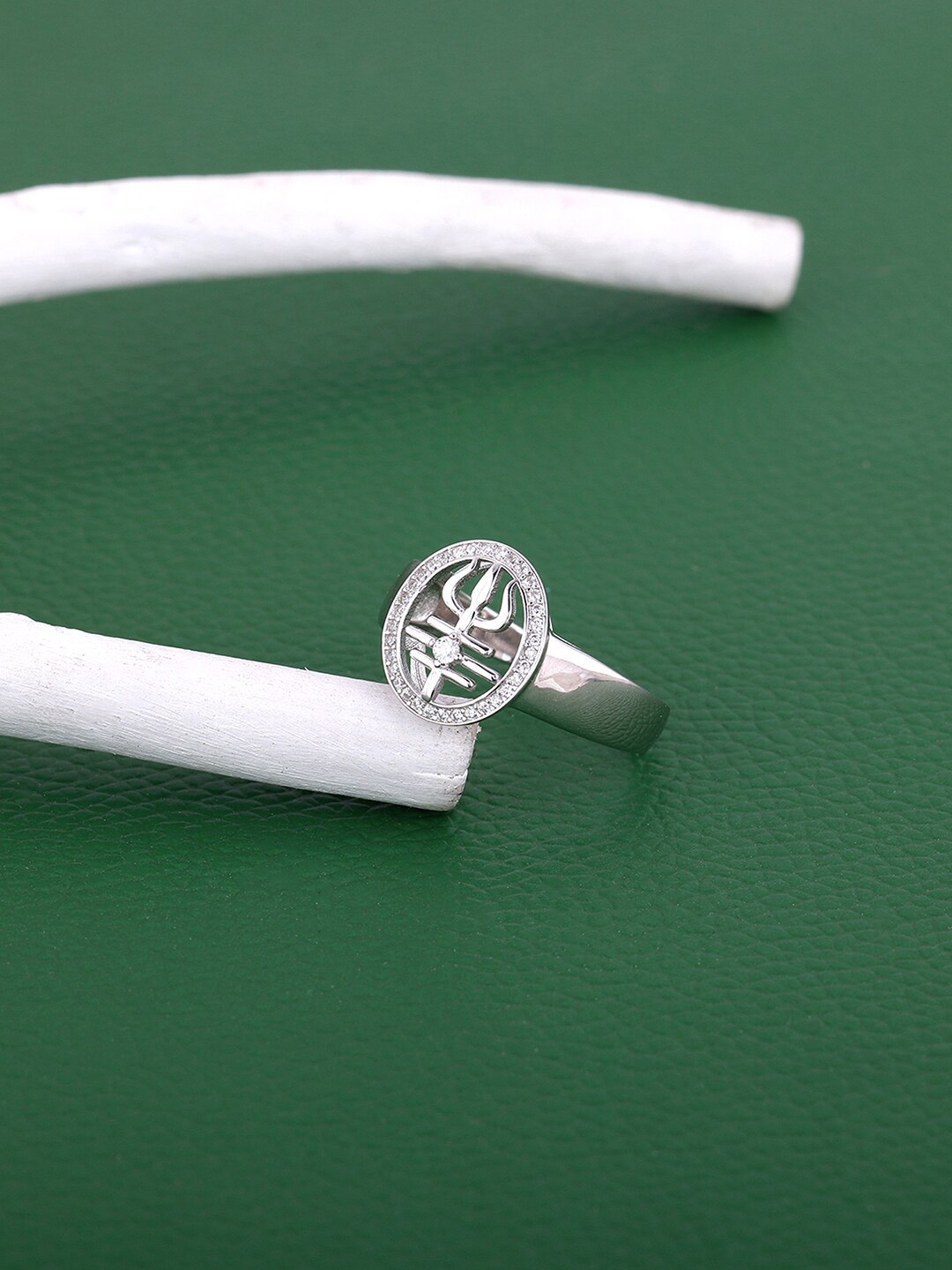

GIVA Men 925 Sterling Silver Rhodium-Plated Adjustable Finger Ring