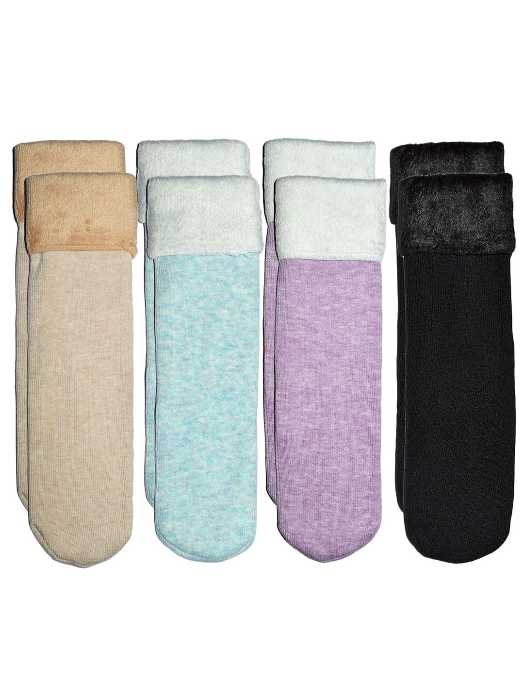 

BAESD Unisex Pack Of 4 Above Ankle Length Socks, Black