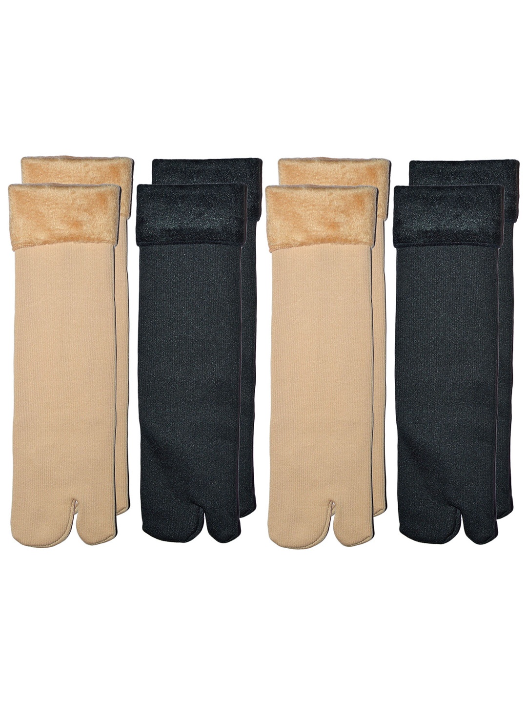 

BAESD Women Pack OF 4 Ankle-Length Socks, Black