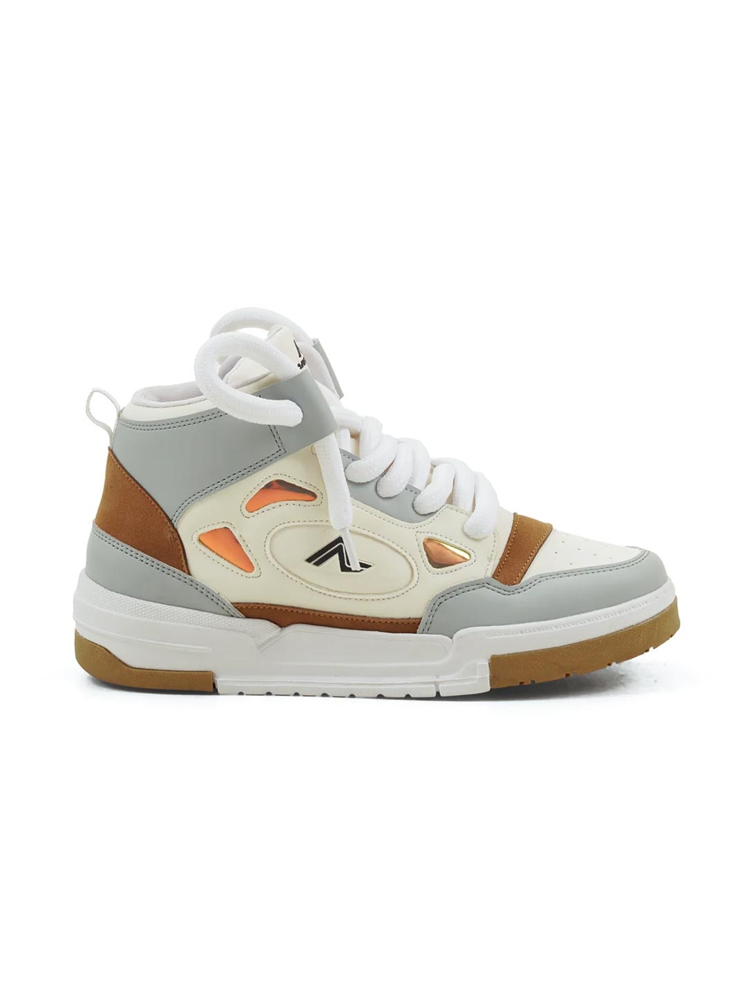 

adeboy Men Colourblocked PU Sneakers, Grey