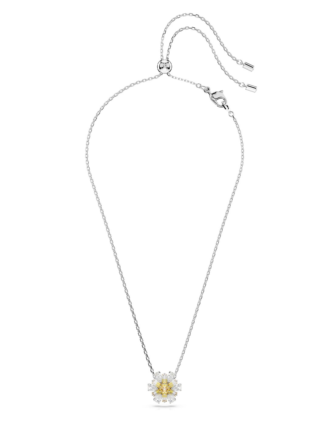 

SWAROVSKI Rhodium-Plated Crystal Stone Studded Necklace, Silver