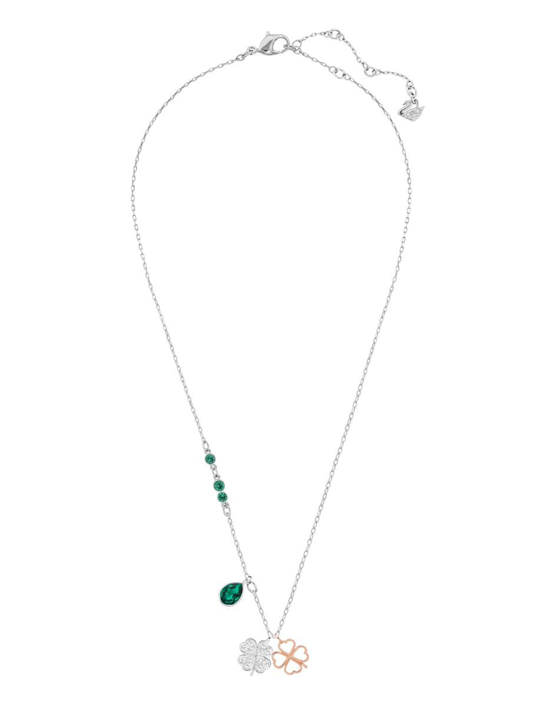 

SWAROVSKI Crystal Stone Studded Necklace, Silver