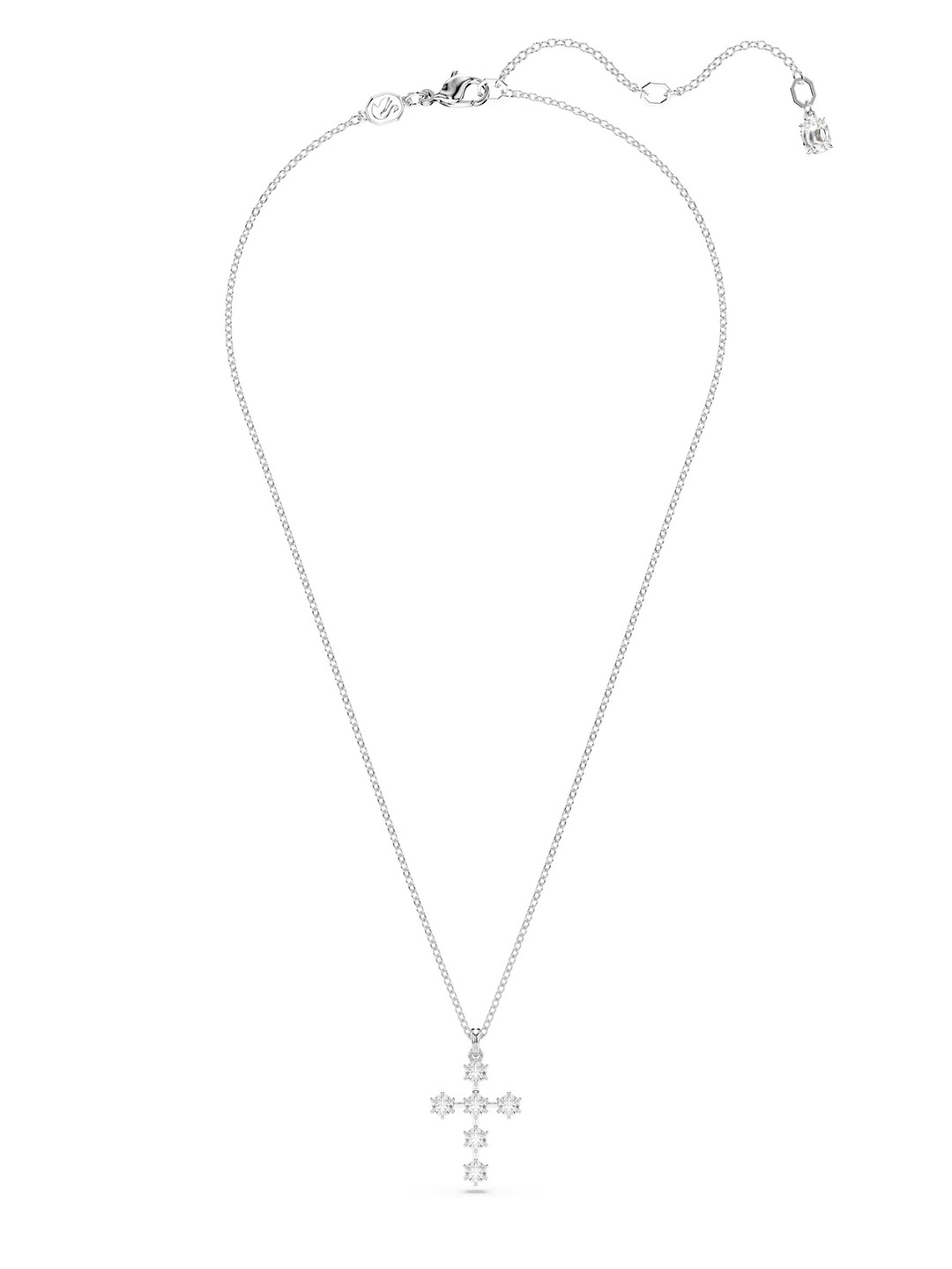 

SWAROVSKI Rhodium-Plated Pendant With Chain, White