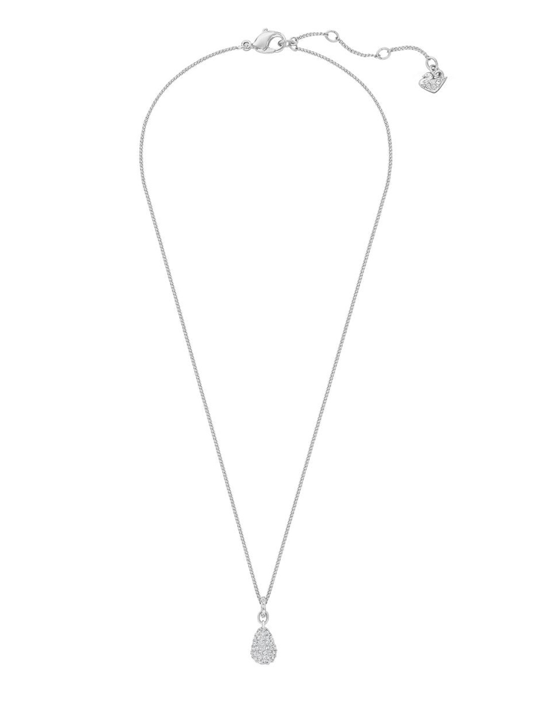 

SWAROVSKI Rhodium-Plated Pendant With Chain, White