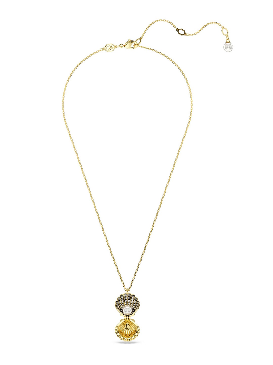 

SWAROVSKI Gold-Plated Pendant With Chain, White
