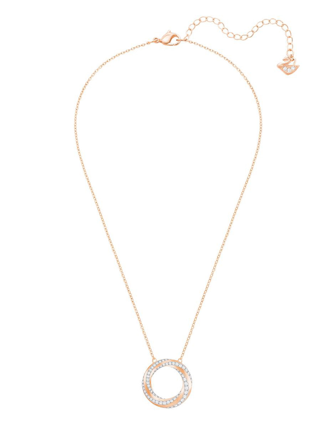 

SWAROVSKI Rose Gold-Plated Crystals Studded Necklace