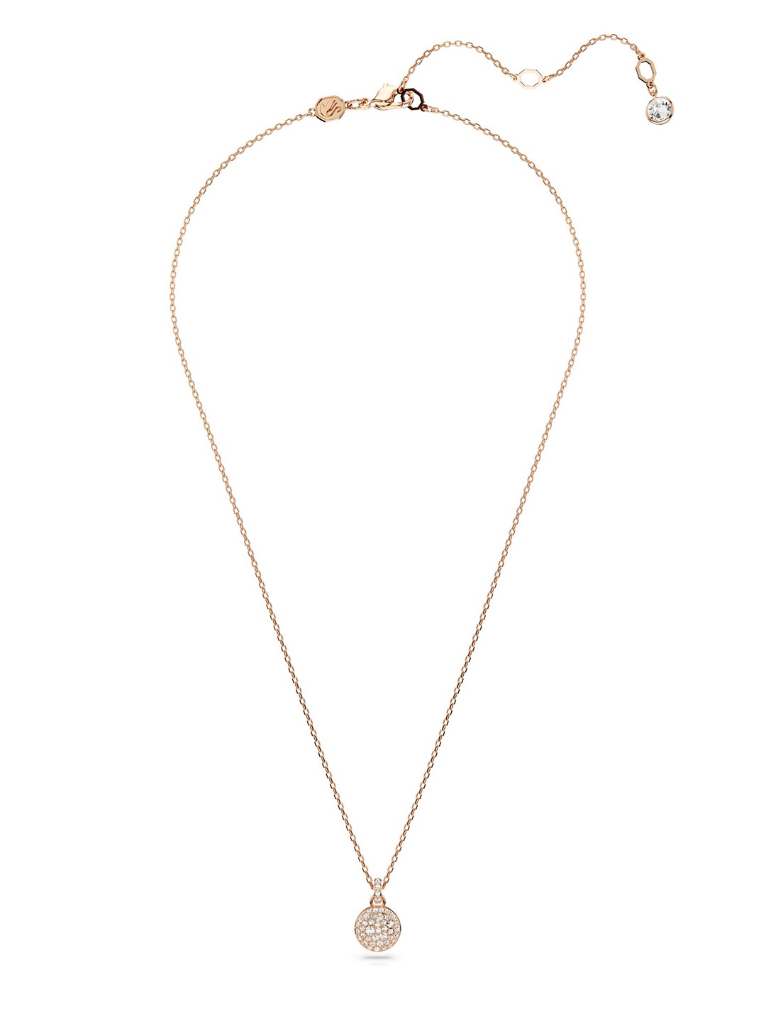 

SWAROVSKI Rose Gold-Plated Pendant With Chain, White