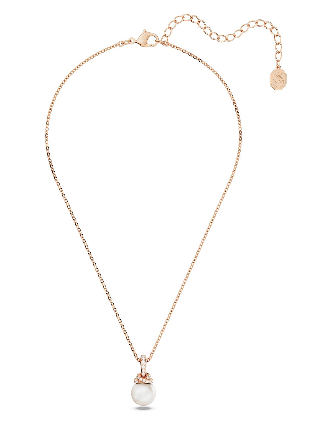 

SWAROVSKI Gold-Plated Pendant With Chain, White