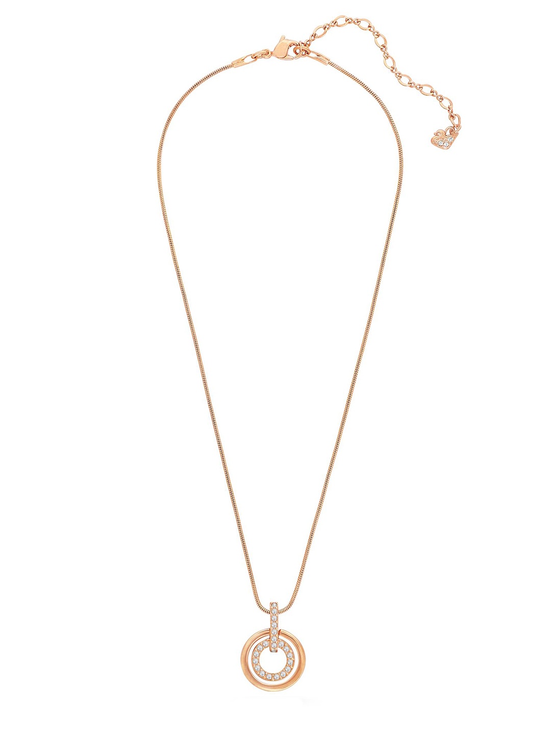

SWAROVSKI Rose Gold-Plated Pendant With Chain, White