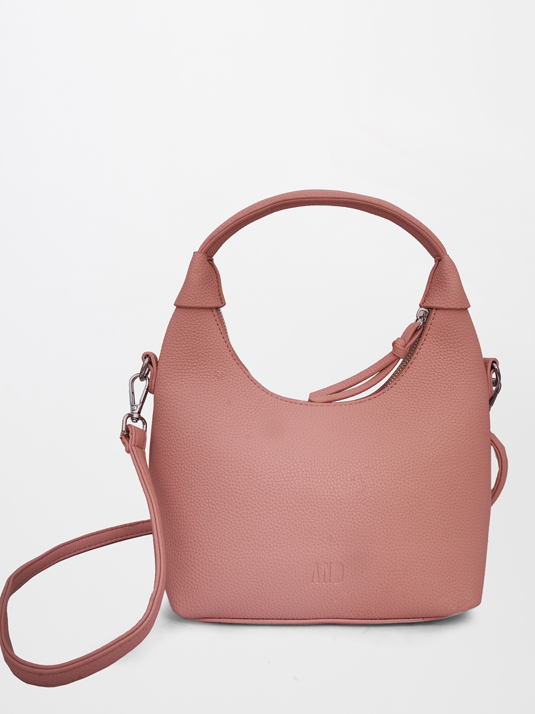 AND Textured Structured Handheld Bag, Pink