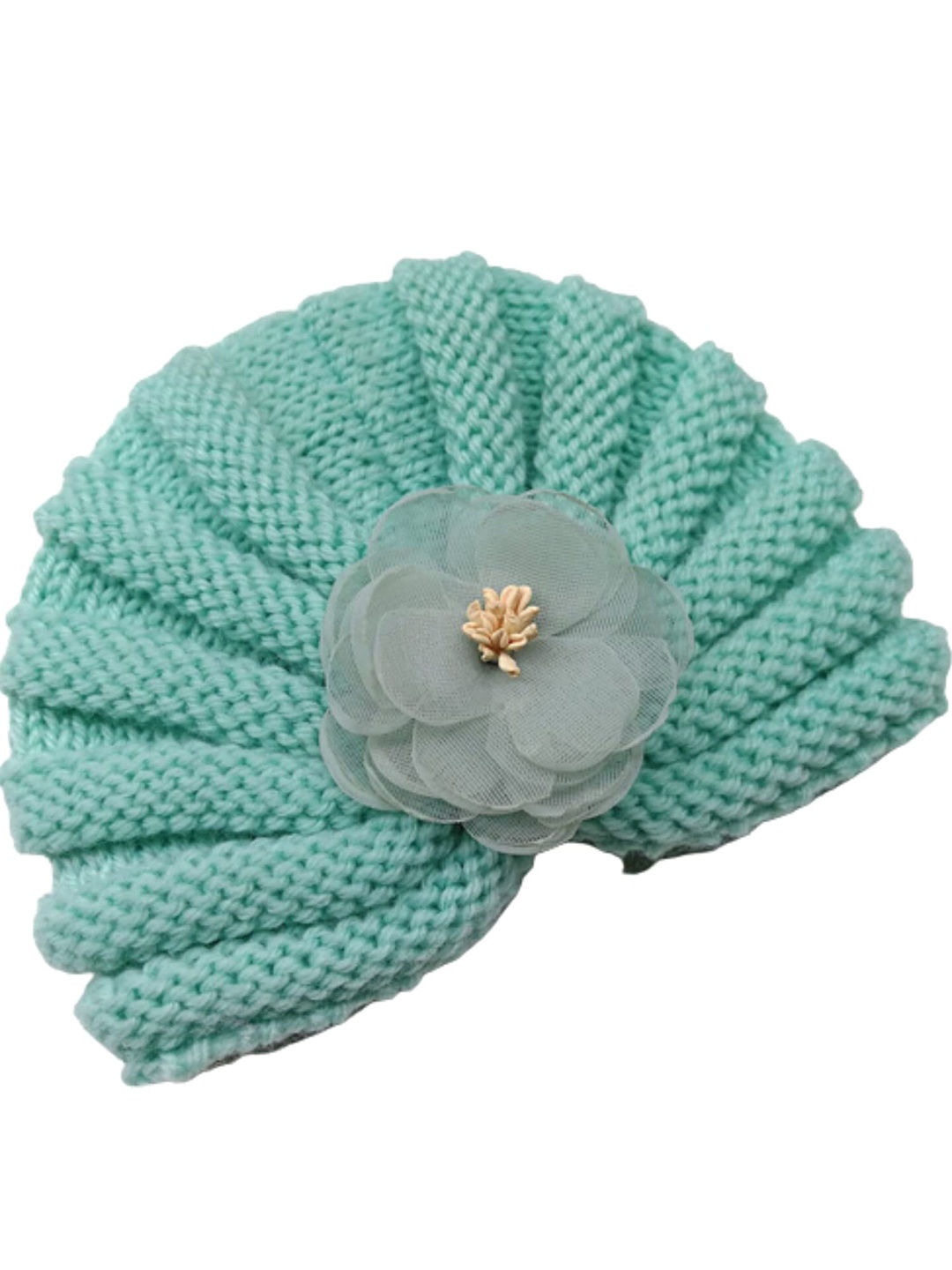 

SYGA Kids Self Design Woollen Beanie, Green