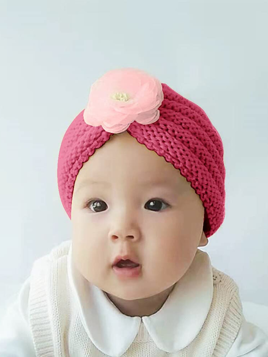 

SYGA Kids Self Design Woollen Beanie, Maroon