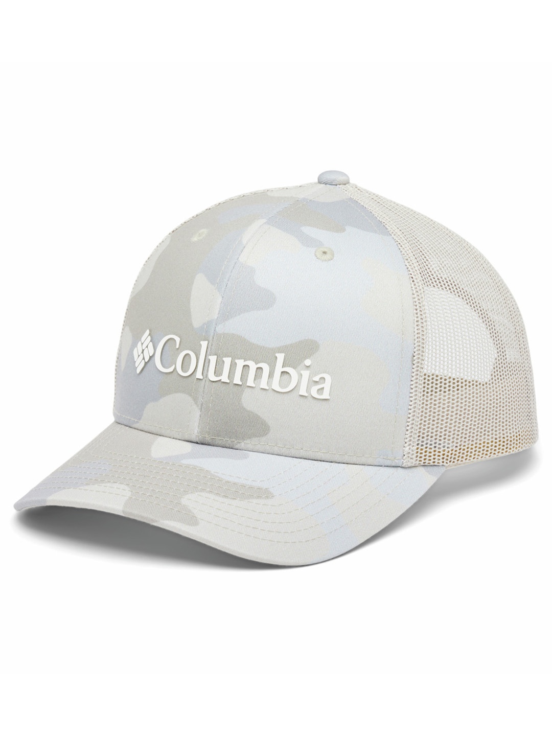 

Columbia Unisex Mesh Snap Back Printed Pure Cotton High Crown Cap, Brown